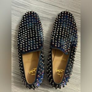 AUTHENTIC Men’s Christian Louboutin Dandelion Spikes Loafer Shoe Size 42.5